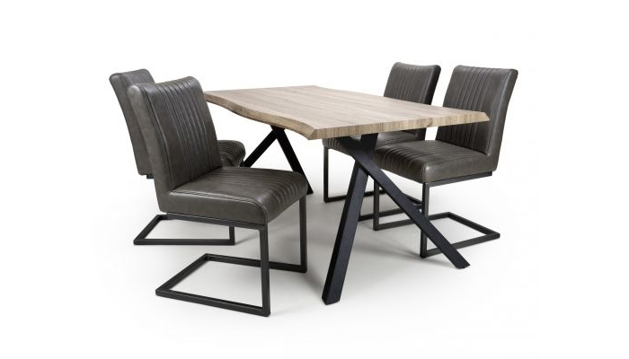 Narvik 1.6m Medium Table with 4 Archer Chairs