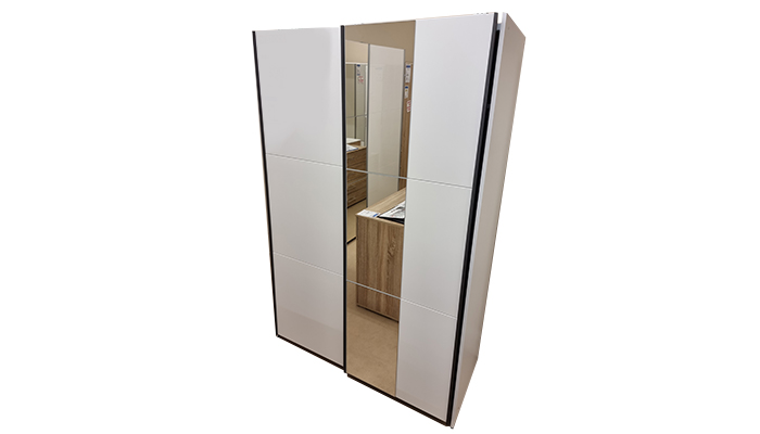 Slide 2 Door Sliding Robe in Alpine White (Width 1.31m)