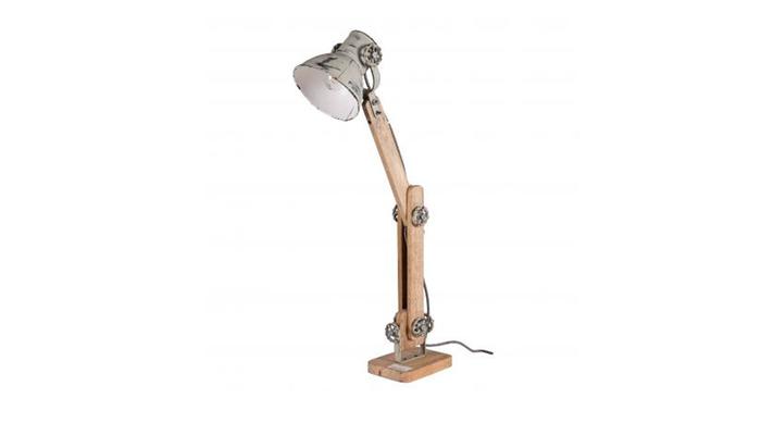 Wooden Upcycled Desk Lamp