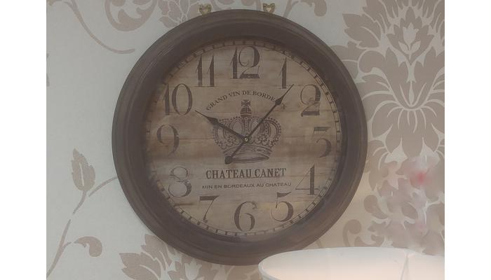 Chateau Canet Iron Clock