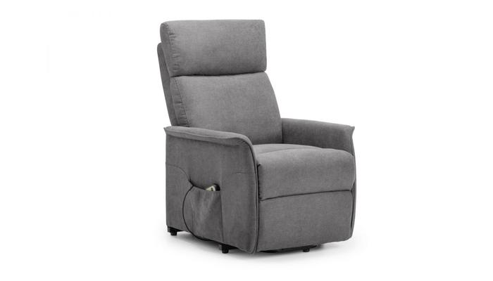 Rise & Recliner - Charcoal Fabric