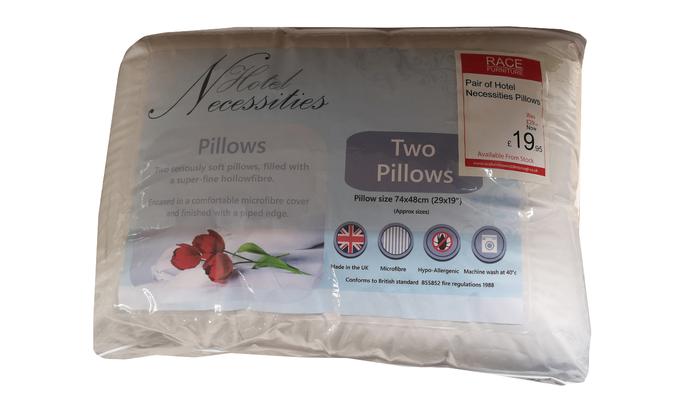 Pair of Hotel Necessities Pillows