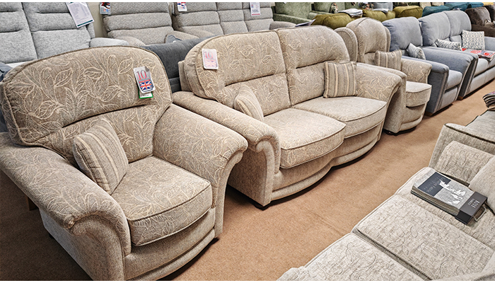 Alnwick 3 Seater Sofa, Chair & Gents Chair